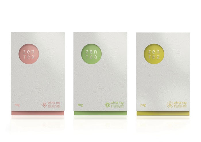 طراحی بسته بندی چای ZEN